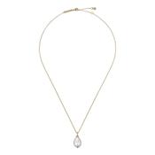 ted baker parmlia: pearly chain pendant necklace gold tone