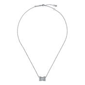 ted baker romie: crystal roll multi pendant necklace silver tone clear crystal