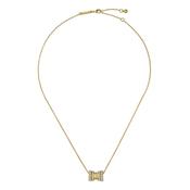 ted baker romie: crystal roll multi pendant necklace gold tone clear crystal