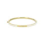 ted baker roley: classic colour enamel slim gold tone bangle bracelet