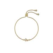 ted baker millie: mini crystal cluster gold tone adjustable bracelet image