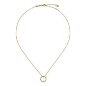 ted baker heri: crystal hoop gold tone pendant necklace image
