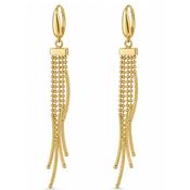 14ct Gold Tassel Drop Earrings image