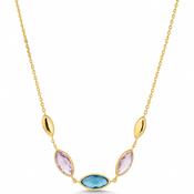 14ct Marquise Gemstone Necklace image