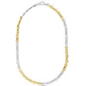 14ct Two Tone Link Necklace image