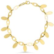 14ct Yellow Gold Dainty Charm Bracelet image