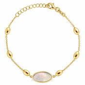 14ct Yellow Gold Mother of Pearl Bracelet image