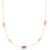 14ct Gold Multi-Gemstone Necklace