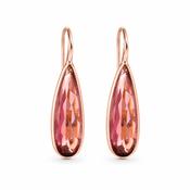 18ct Gold Rhodolite Drop Earrings image