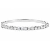 18ct White Gold 1.45ct Diamond Bangle image