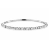 18ct White Gold 0.82ct Diamond Bangle image