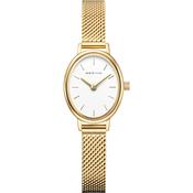 Ladies' Bering Classic Oval Polished Gold Watch image