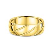 9ct Yellow Gold 6mm Pattern Band image
