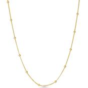 9ct Gold Beaded Necklace image