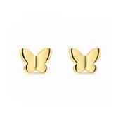 9ct Gold Butterfly Stud Earrings image