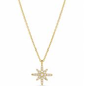 9ct Gold North Star Pendant image