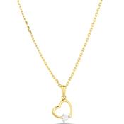 9ct Gold Open Heart Pendant
