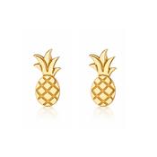 9ct Gold Pineapple Stud Earrings image