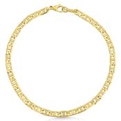 9ct Yellow Gold Gent's Anchor Link Bracelet image