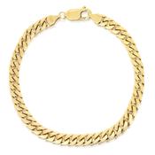 9ct Yellow Gold Gent's Curb Link Bracelet image