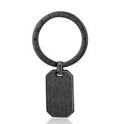 Blackened Stainless Steel Keychain image