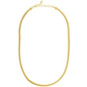Gold Flexible Snake Necklace image