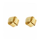 Gold Classic Knot Earrings