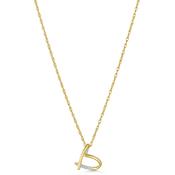 9ct Gold Diamond Heart Pendant