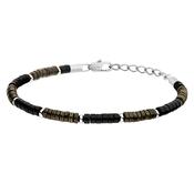 Steelwear Onyx &amp; Pyrite Beaded Bracelet image