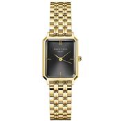 Rosefield Octagon XS Black Gold Watch