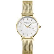 Rosefield Small Edit Mesh Gold Watch