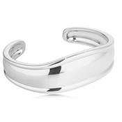 Sculptural Silver Cuff