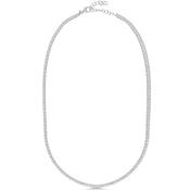 Silver Classic Tennis Necklace