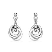 Sterling Silver Calm Drop Earrings image