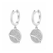 Sterling Silver Playful Circle Earrings image