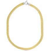 Two Tone Mesh Link Necklace image