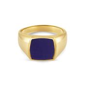9ct Gold Gent's Lapis Ring image