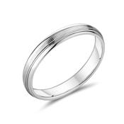 18ct White Gold Wedding Band image