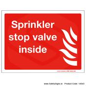 Sprinkler Stop Valve - 14043