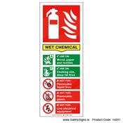 Fire Extinguisher SG14 Wet Chemical - 14091