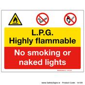 L.P.G. Highly Flammable - 14109