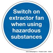 Switch on Extractor Fan (Circular) - 16060 image