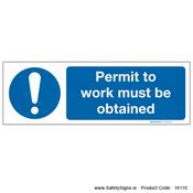 Permit to Work  - 16110 image