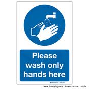 Wash Hands Here - 16164