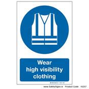Wear High Visibility Clothing - 16257