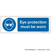 Eye Protection must be Worn - 16328