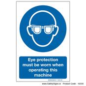 Eye Protection must be Worn - 16335 image
