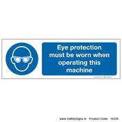 Eye Protection must be Worn - 16336 image
