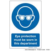 Eye Protection must be Worn - 16339 image