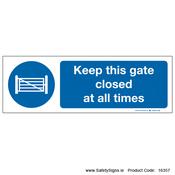 Keep this Gate Closed - 16357 image